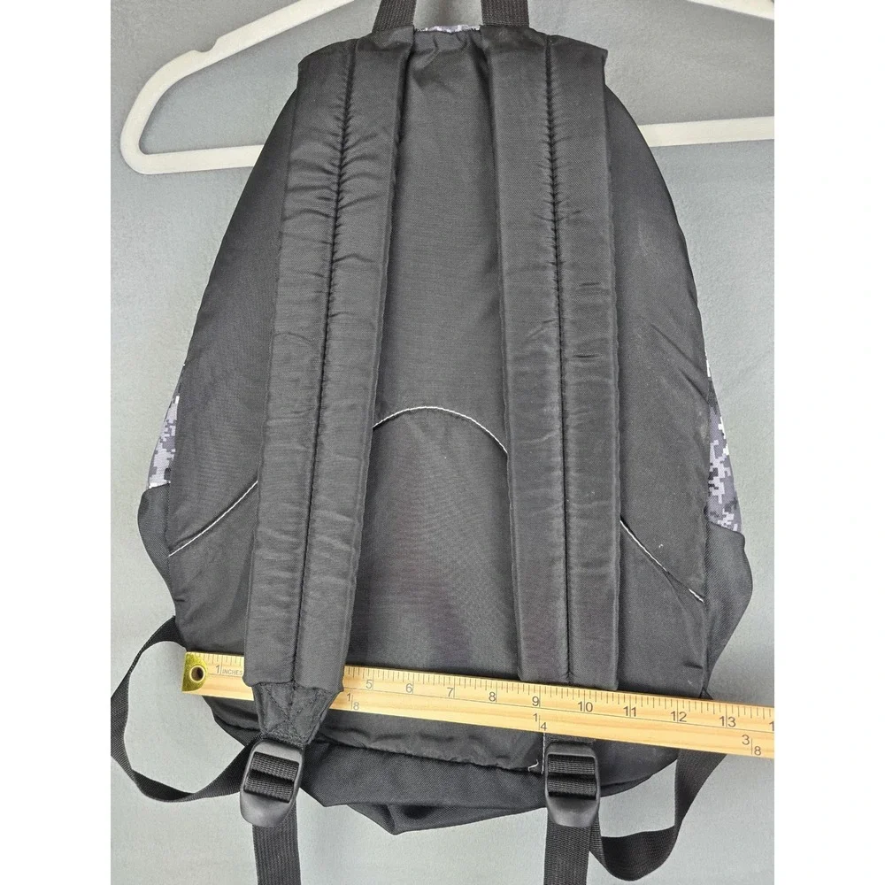 Jansport Backpack Grey Digital Camo School Bag Tactical Streetwear